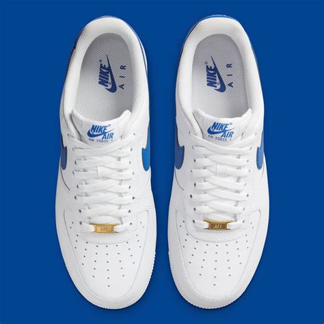 nike air force 1 blauw logo|air force 1 shoes for men.